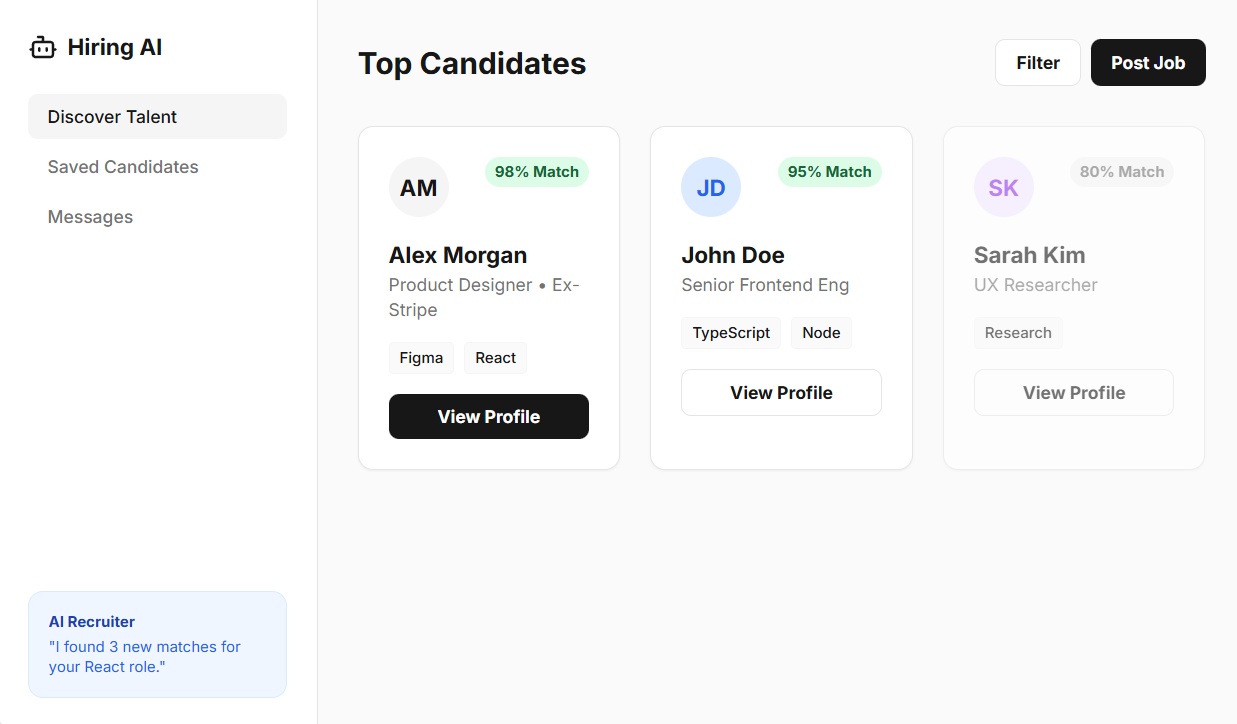 Resubuild ai - Screenshot 4 showing product features and functionality