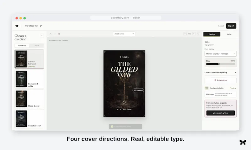 Coverfairy screenshot 3