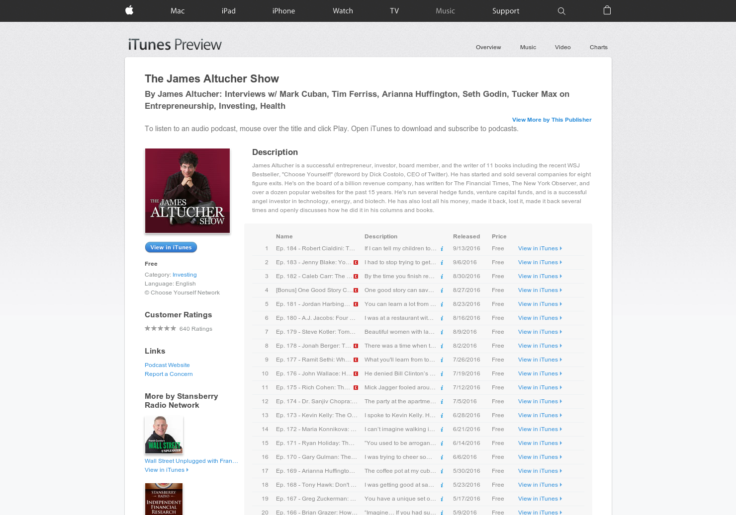 The James Altucher Show