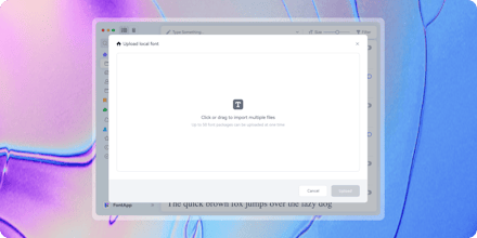 FontApp gallery image