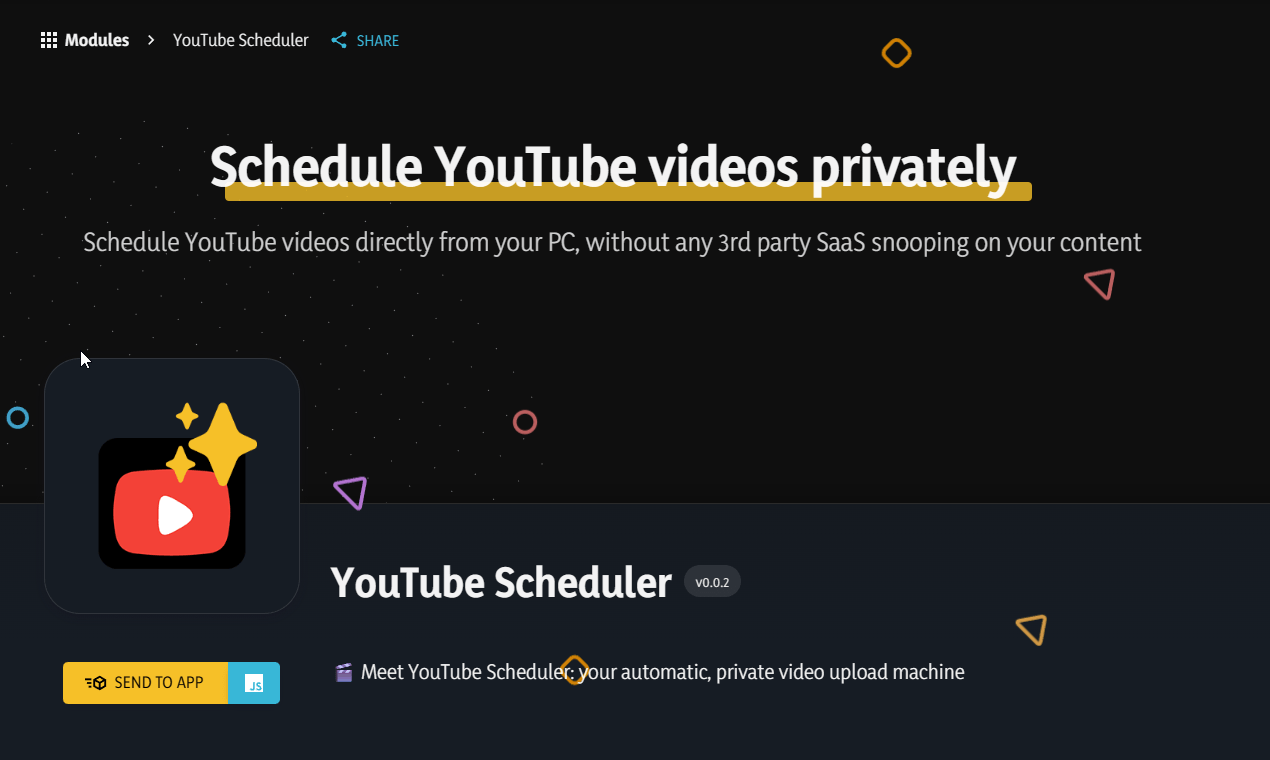 YouTube Scheduler | Oglama gallery image