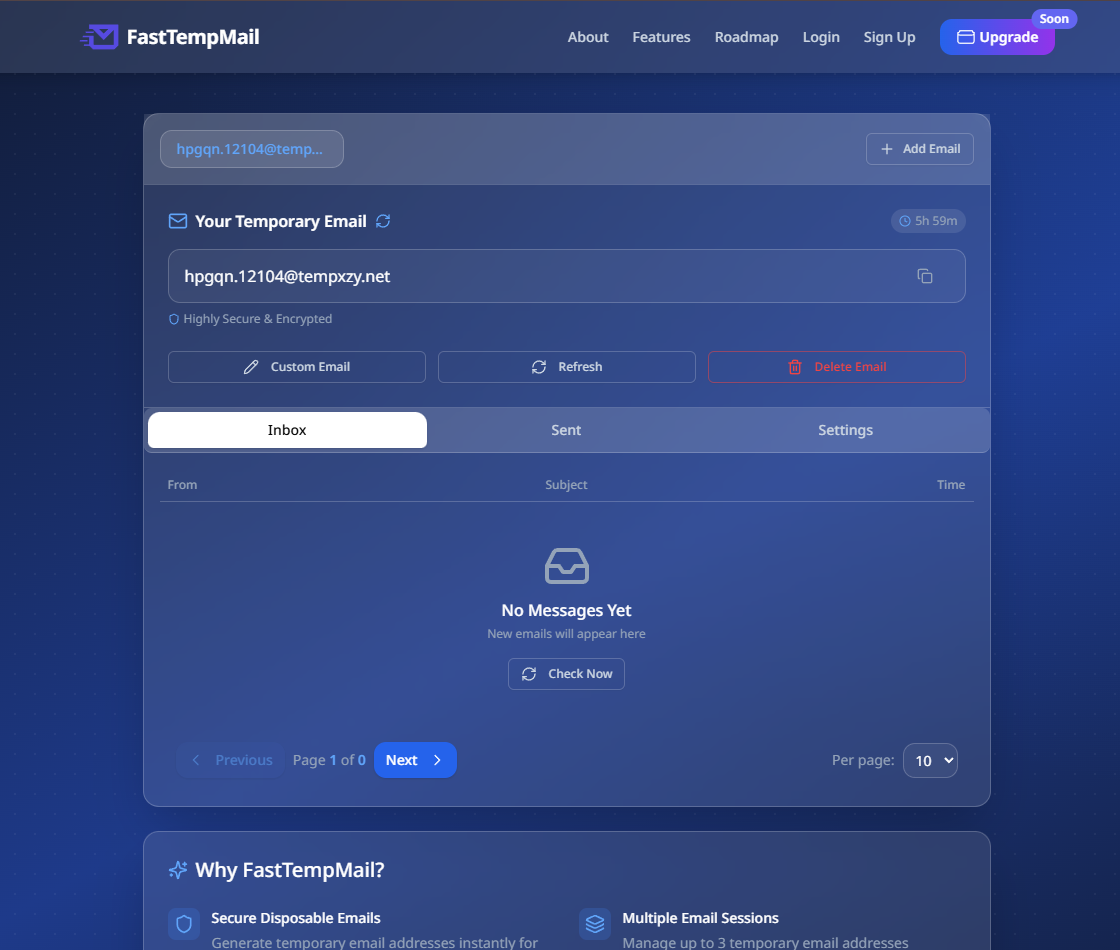 FastTempMail gallery image