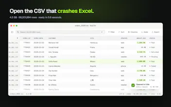 BigCSV gallery image