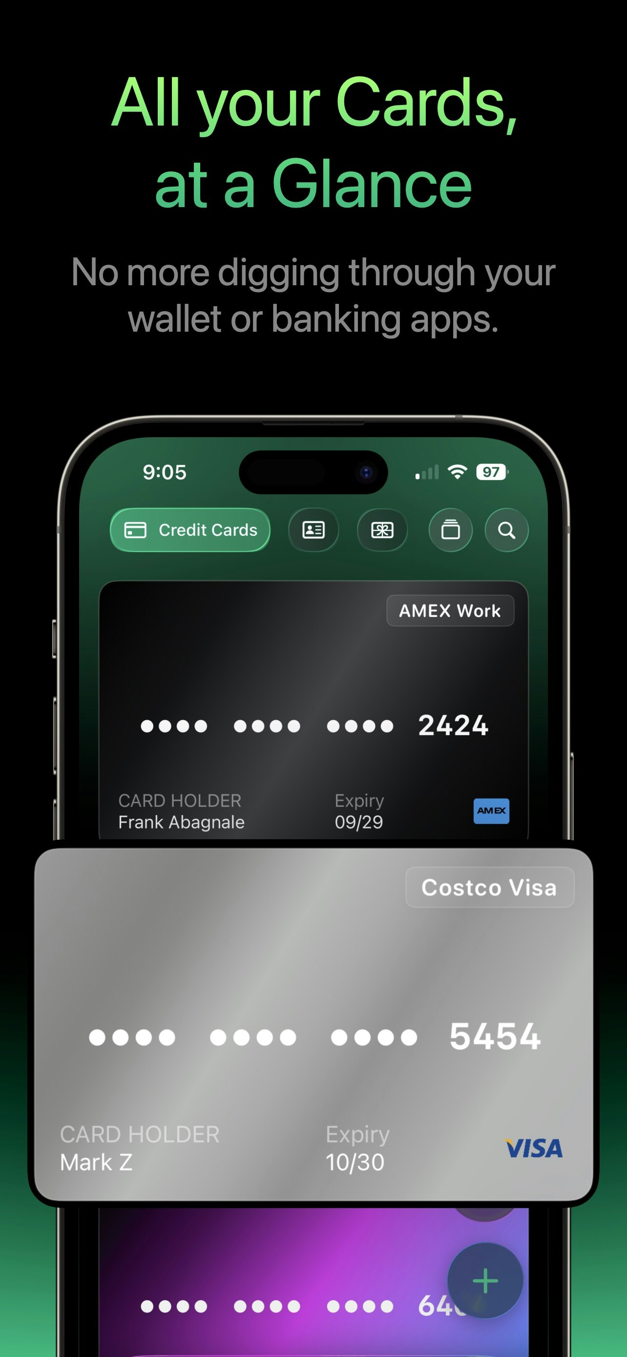 Zync: Karten, Abonnements und Adressen - Personal Digi Vault und Abonnement Manager Medien 2