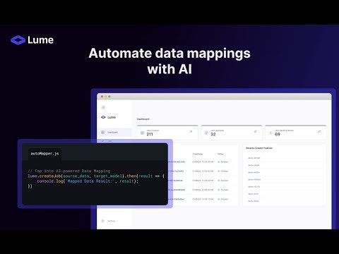 startuptile Lume-Automate data mappings using AI