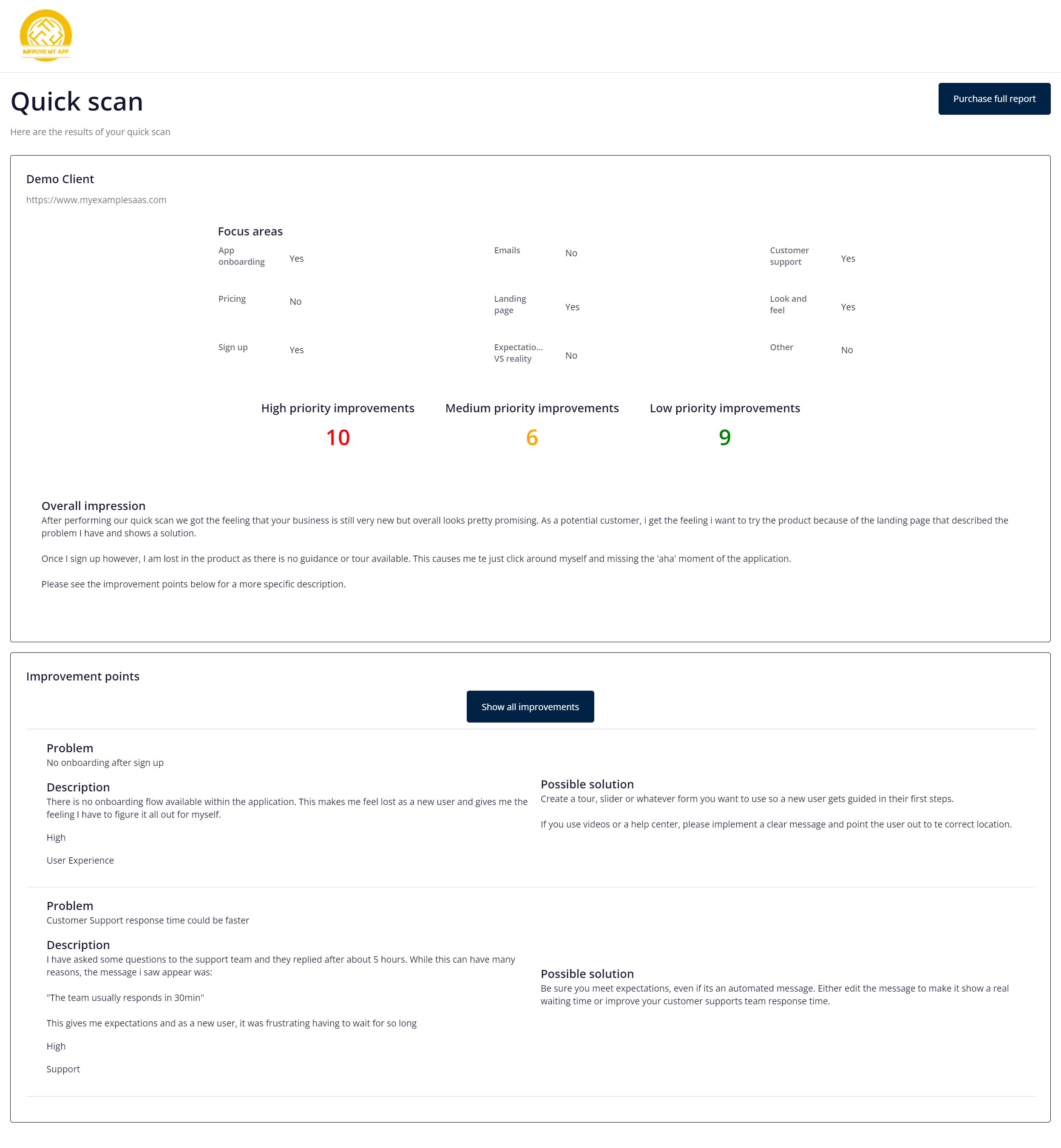 Improve My App gallery image