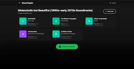 AI Powered Spotify Playlist Creator gallery image