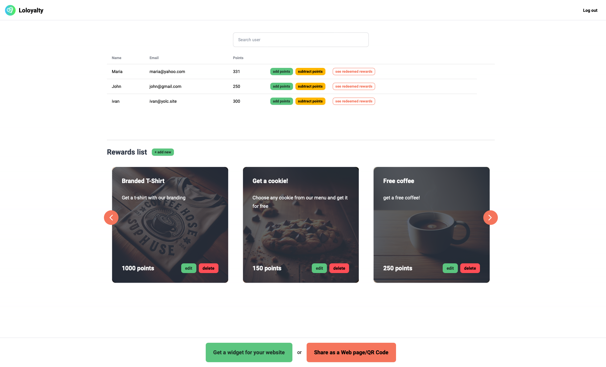 Loloyaltad - Crear fácilmente un programa de fidelización para su negocio media 3