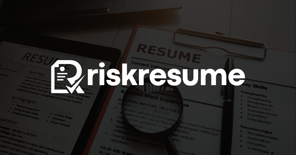 RiskResume gallery image