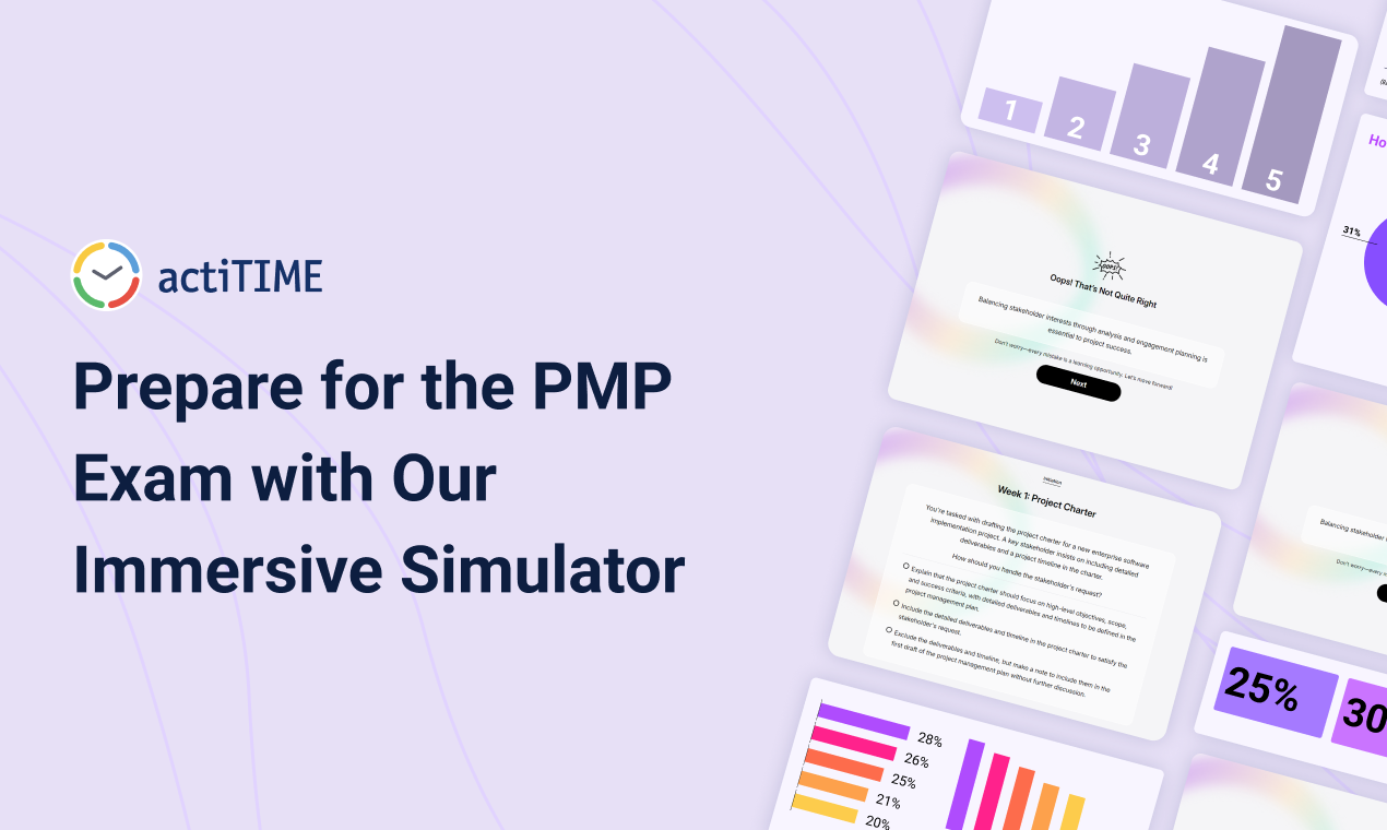 Projektmanagement -Simulator media 3