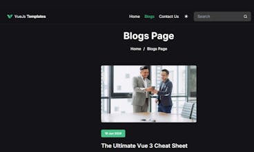 Vuejs Templates gallery image