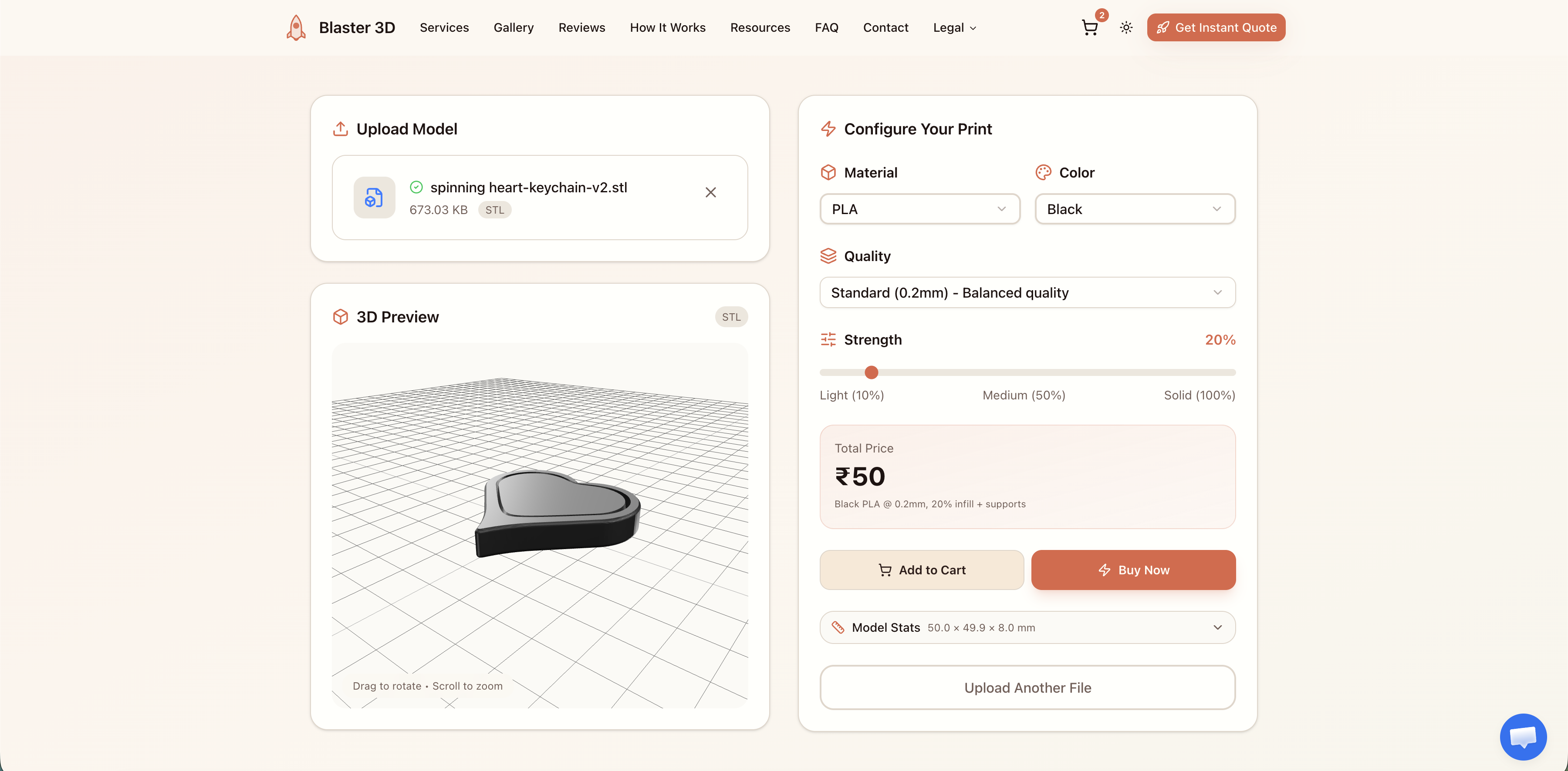 Blaster 3D gallery image
