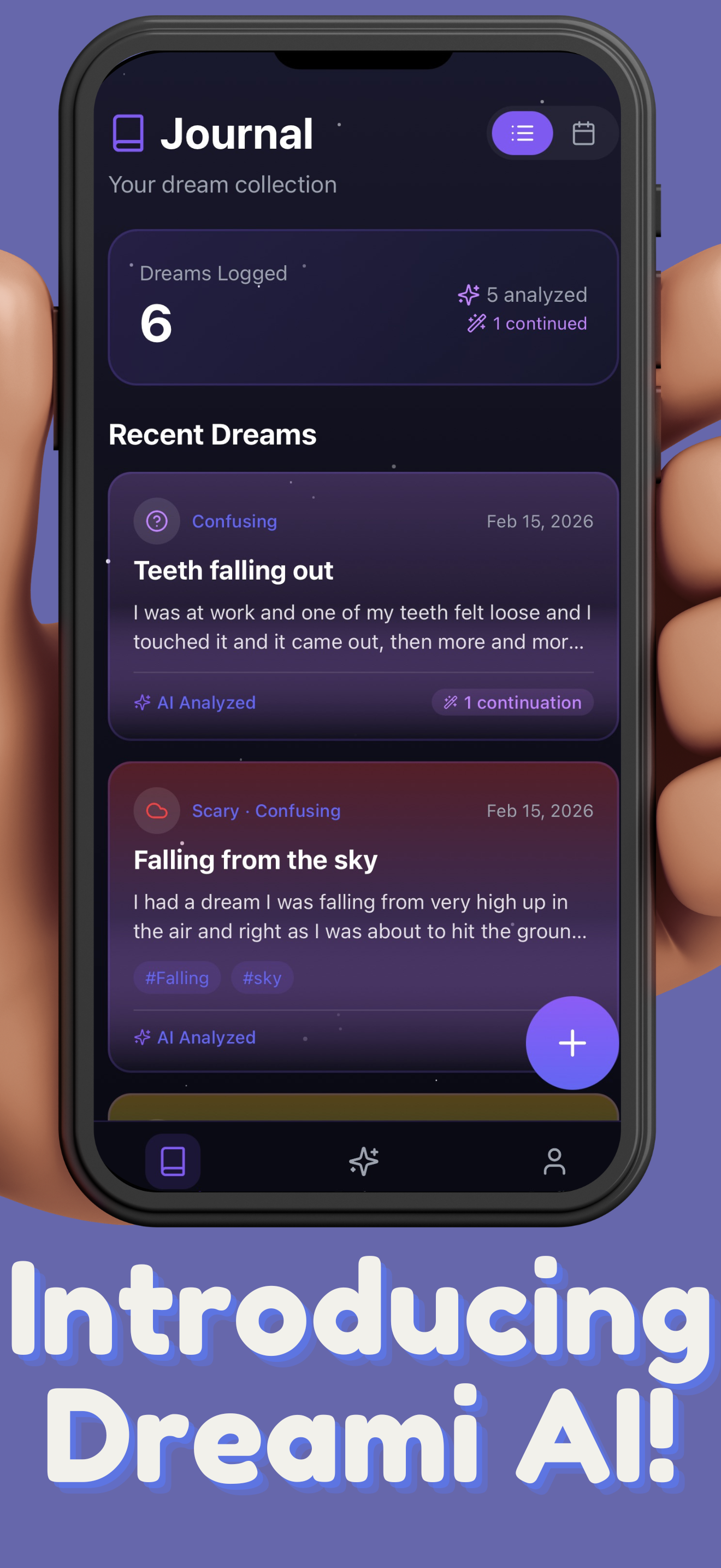 Dreami AI - Main product screenshot demonstrating key features and user interface
