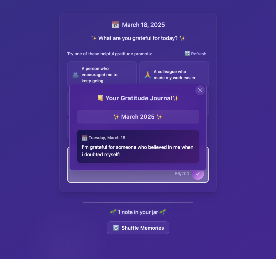 Média Gartijar - Une phrase par jour pour remplir votre pot de gratitude 3