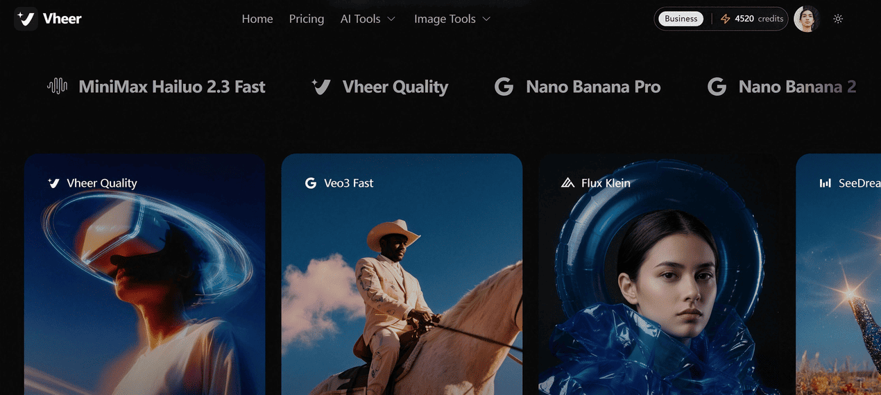Vheer 2.0 - Workflow for Image & Video gallery image