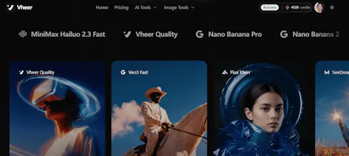 Vheer 2.0 - Workflow for Image & Video gallery image