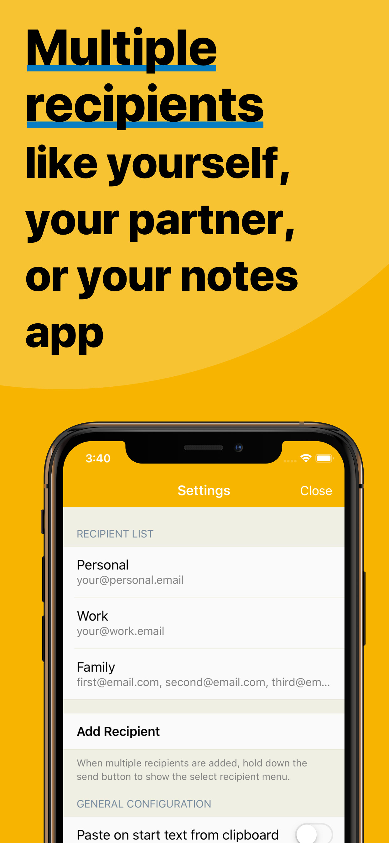 Email Notes gallery image
