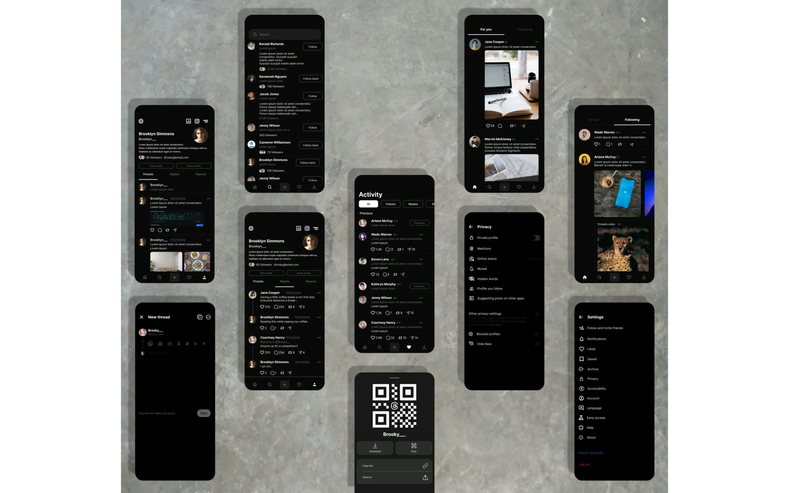 Threadsv: A UI/UX Redesign Concept  gallery image