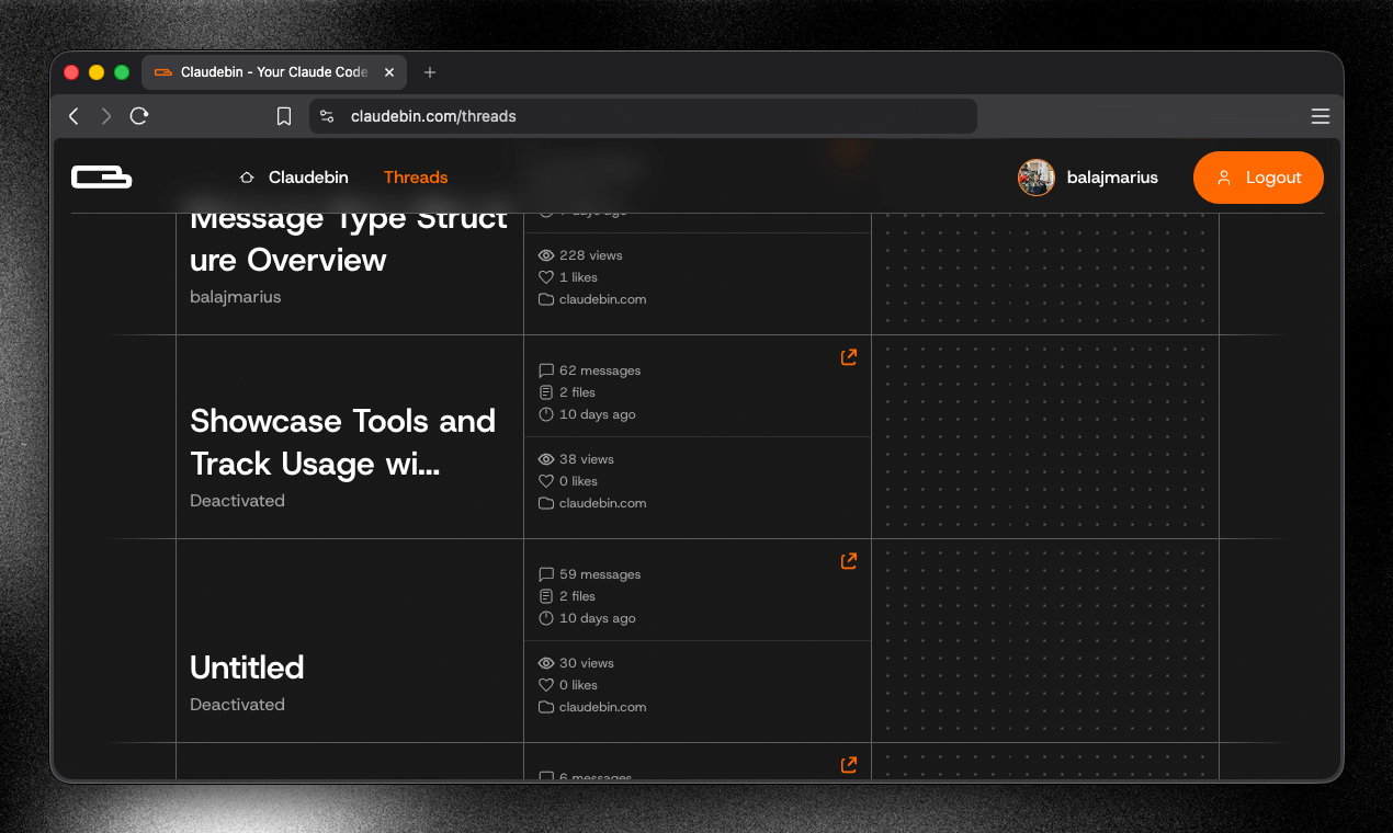 Claudebin - Screenshot 4 showing product features and functionality
