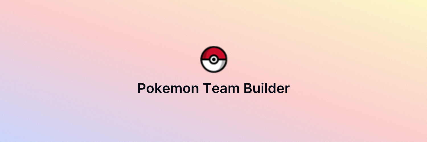 Pokemon Team Builder gallery image
