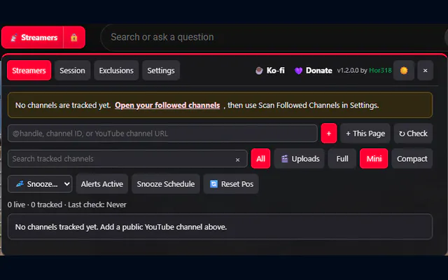Aar318's YouTube Notifier gallery image