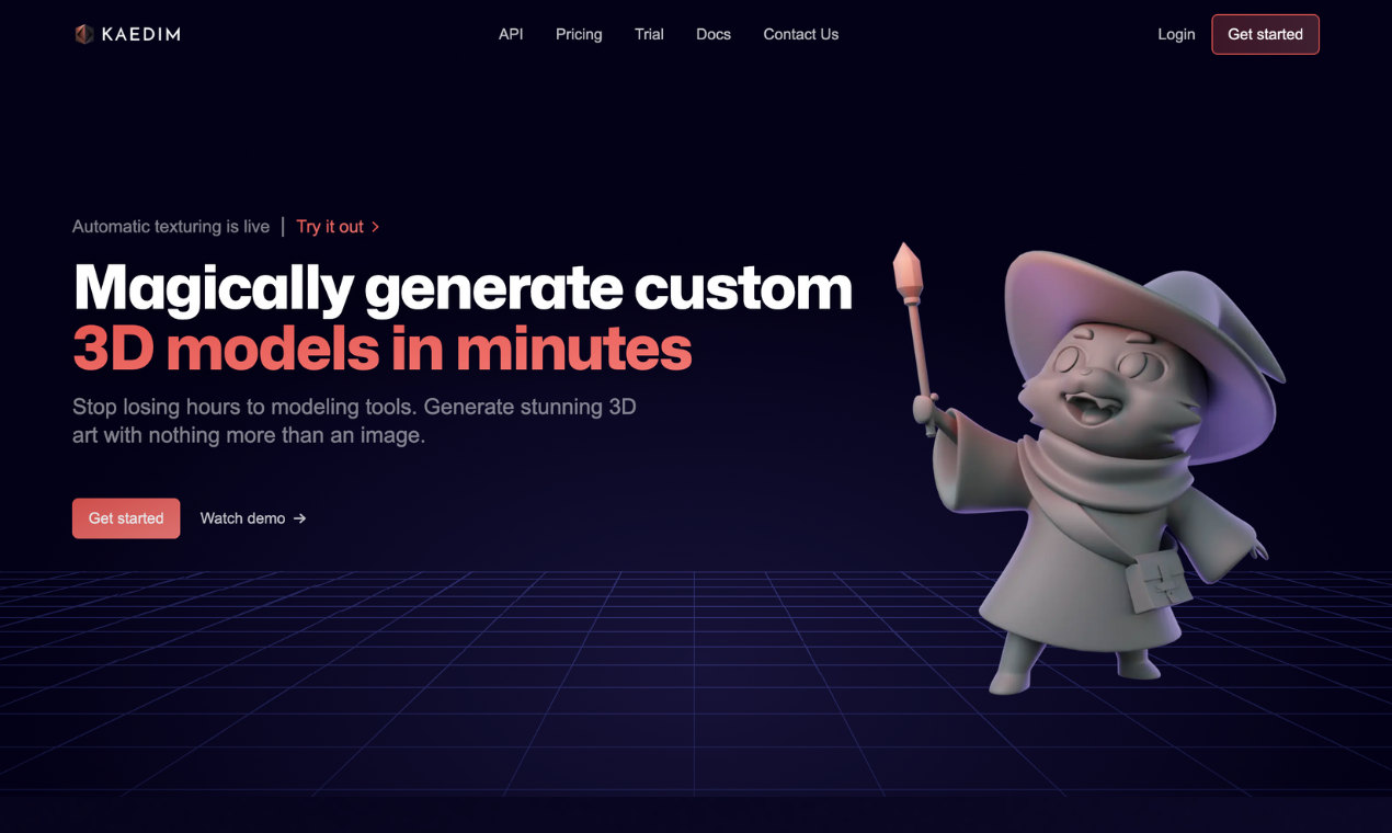 Kaedim 3D kết cấu beta media 7