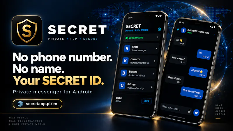 SECRET — private messenger screenshot 1