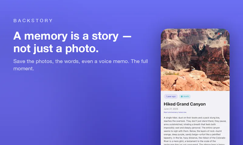Backstory screenshot 4