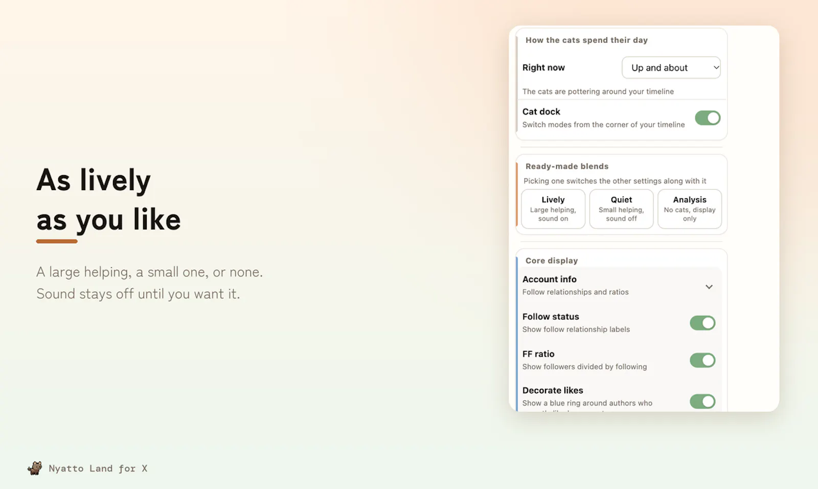 NyattoLandforX screenshot 5
