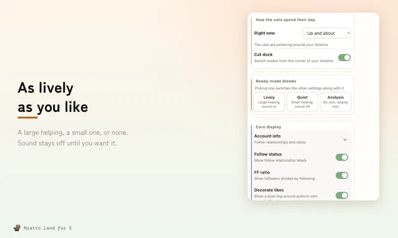 NyattoLandforX screenshot 5