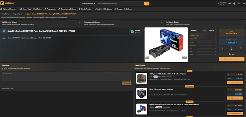 PartPiper - PC Building & Price Tracking screenshot 7