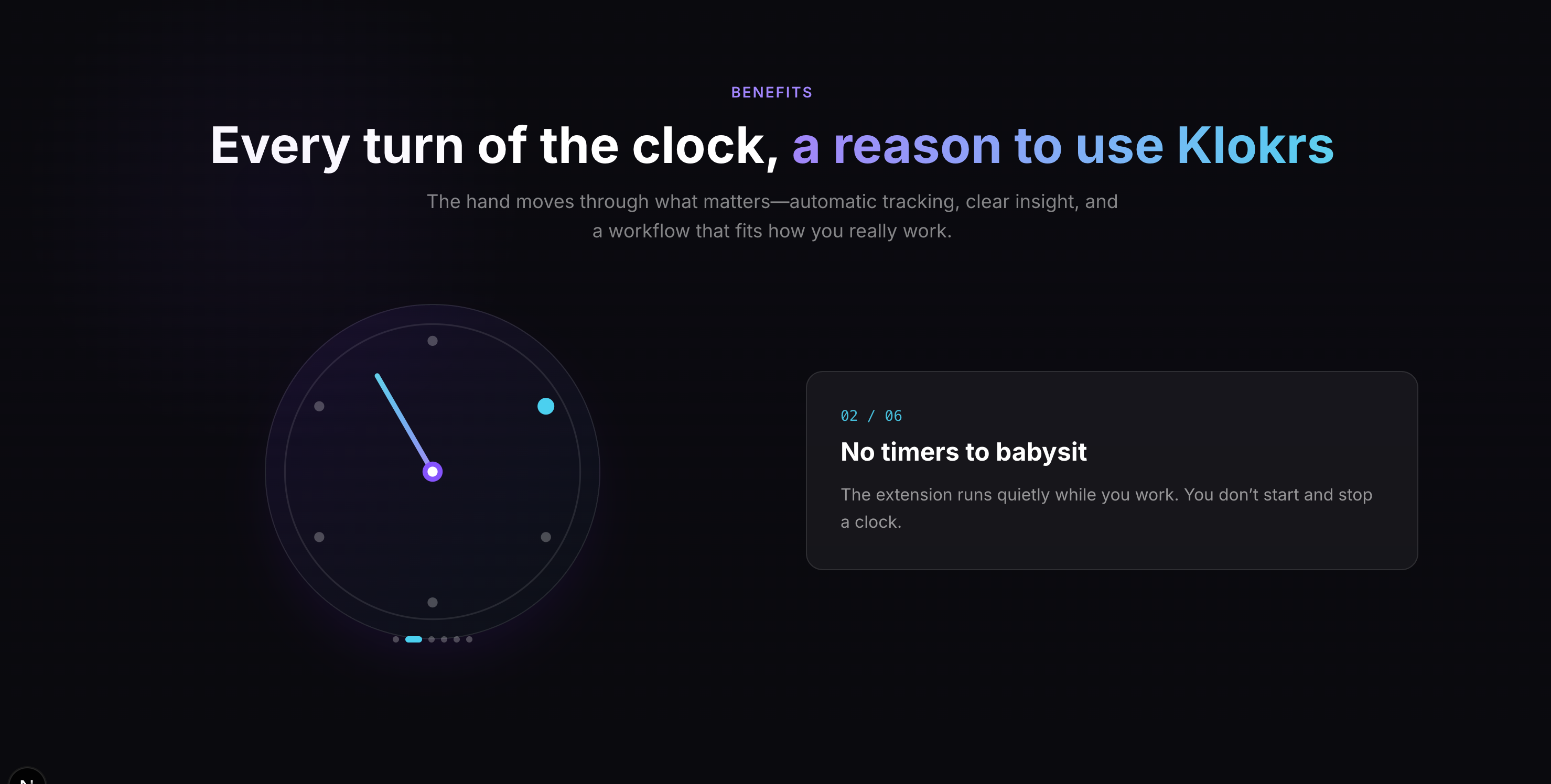 Klokrs — Tab Time Tracker for Engineers gallery image