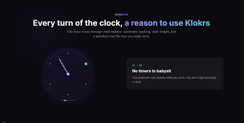 Klokrs — Tab Time Tracker for Engineers screenshot 9