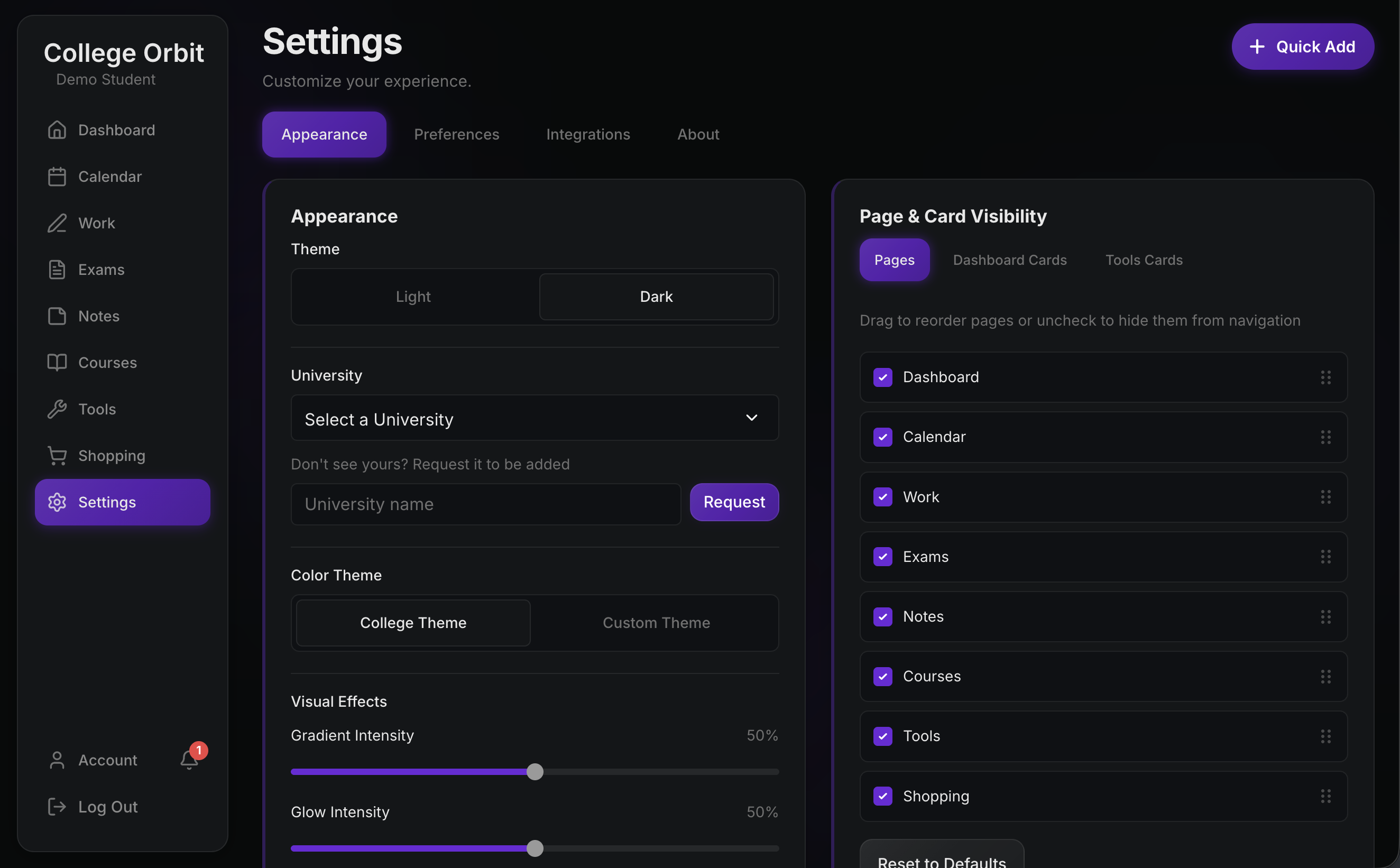 College Orbit gallery image