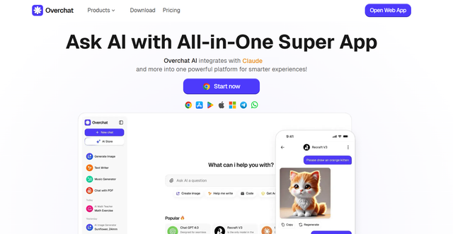 Overchat ha - Smettila di pagare troppo per l'IA media 1