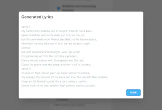 Country Lyrics AI gallery image