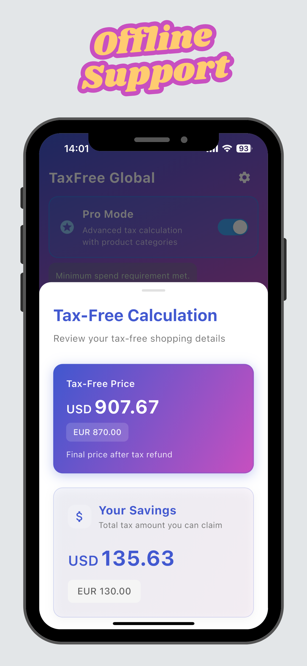 Taxfree Global: KDV ve Para Birimi - Vergisiz Hesaplayın, Dönüştürme Para Birimi medya 5