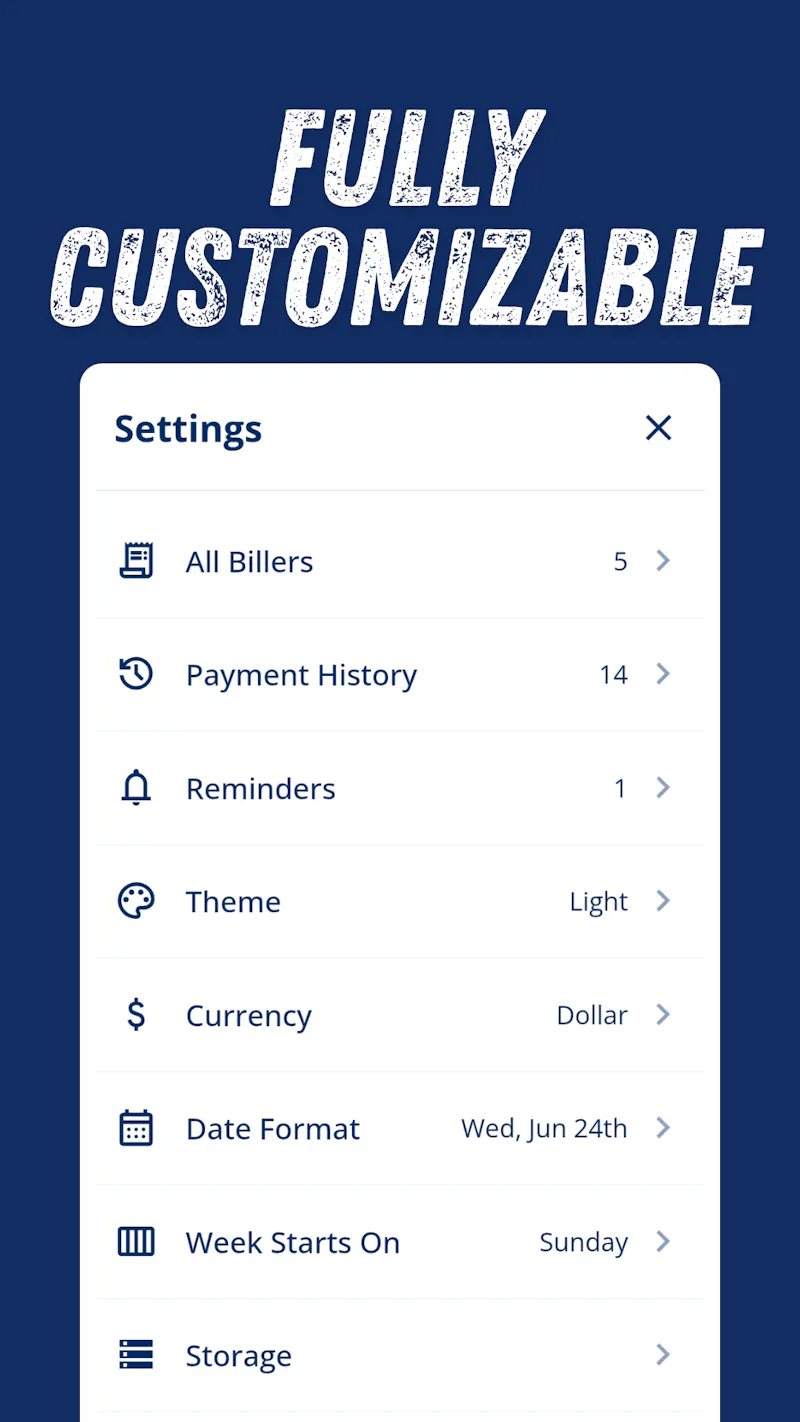 Flying Bills - BIll Reminder screenshot 8