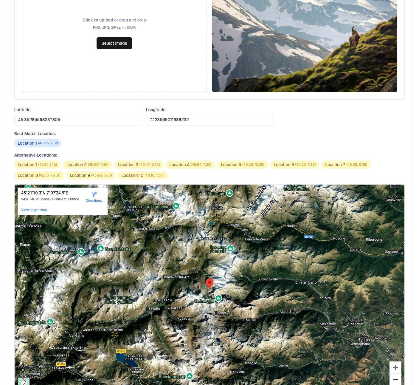 findpiclocation - AI 위치 감지를 사용하여 사진을 찍은 위치를 알아보십시오 미디어 1