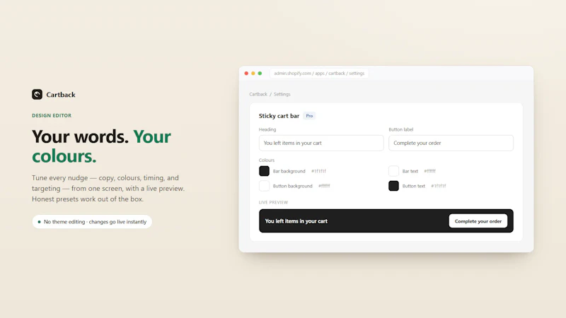 Cartback screenshot 5