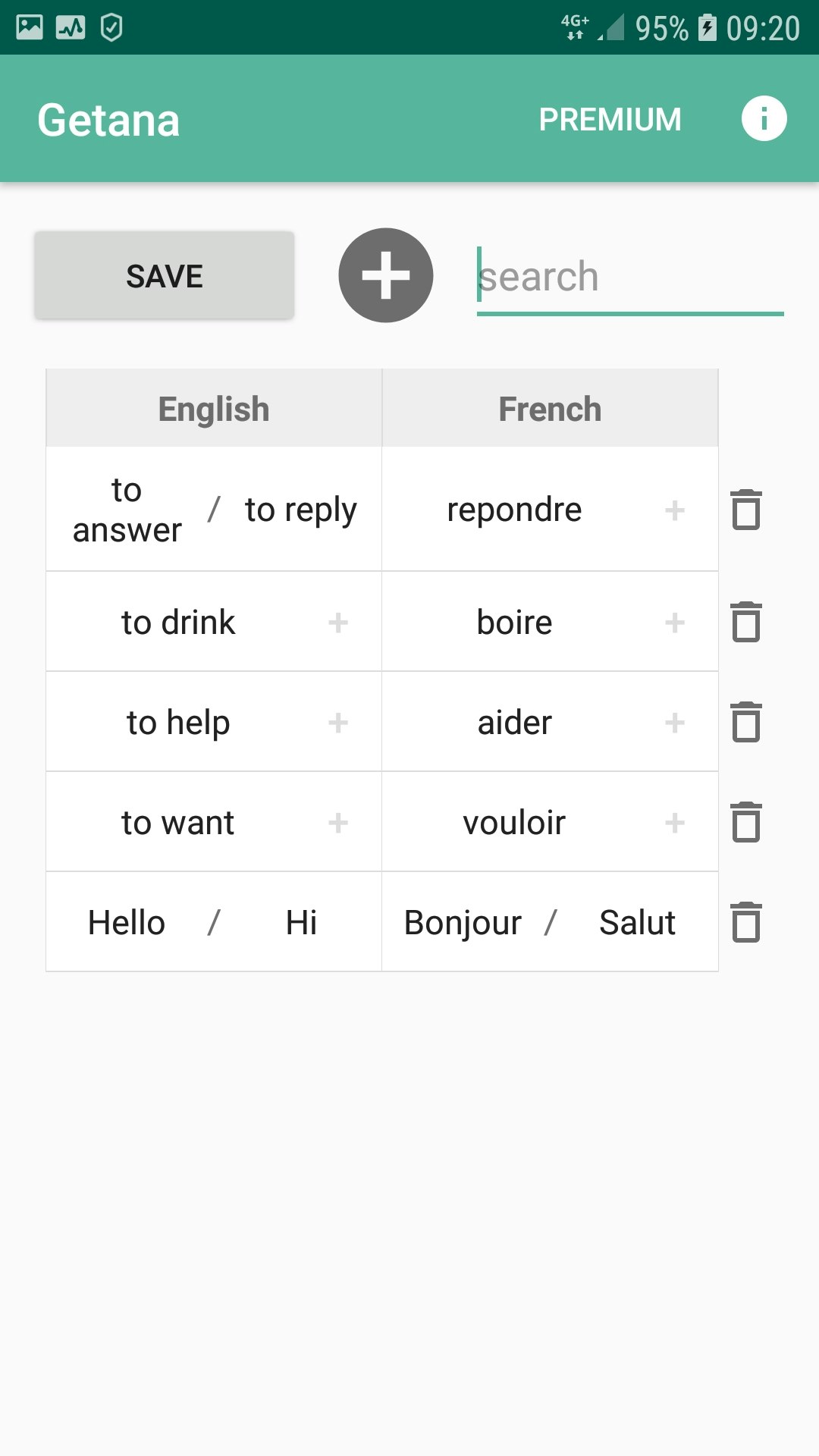 Getana - Learn your list of words gallery image
