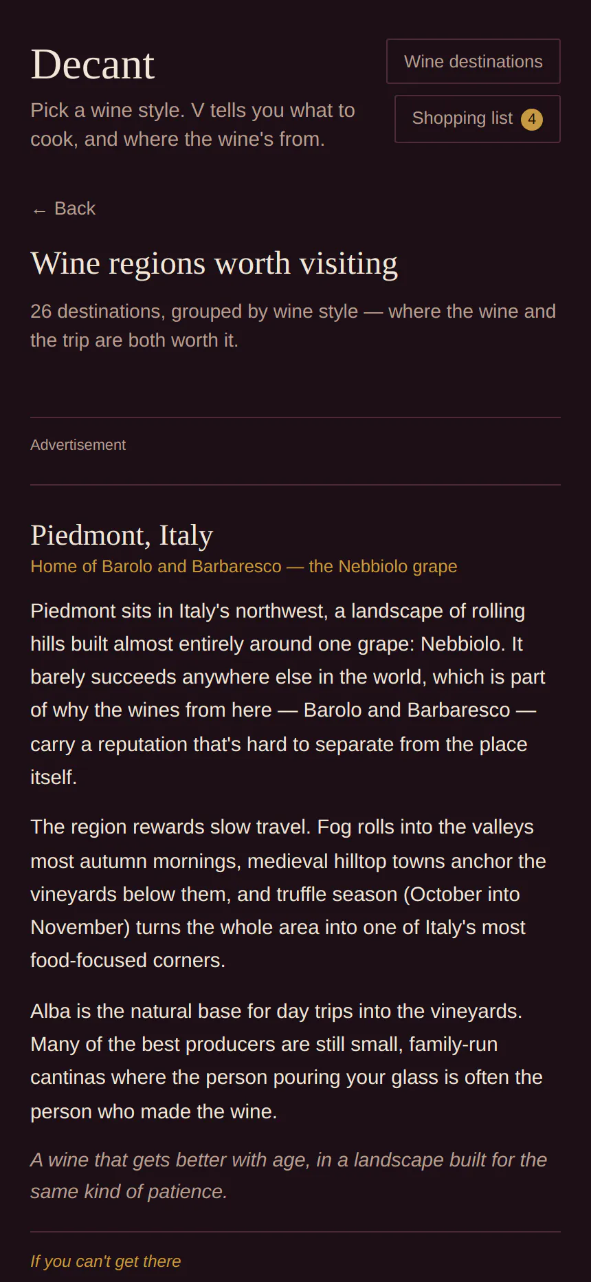 Decant — Wine & Food Pairing gallery image