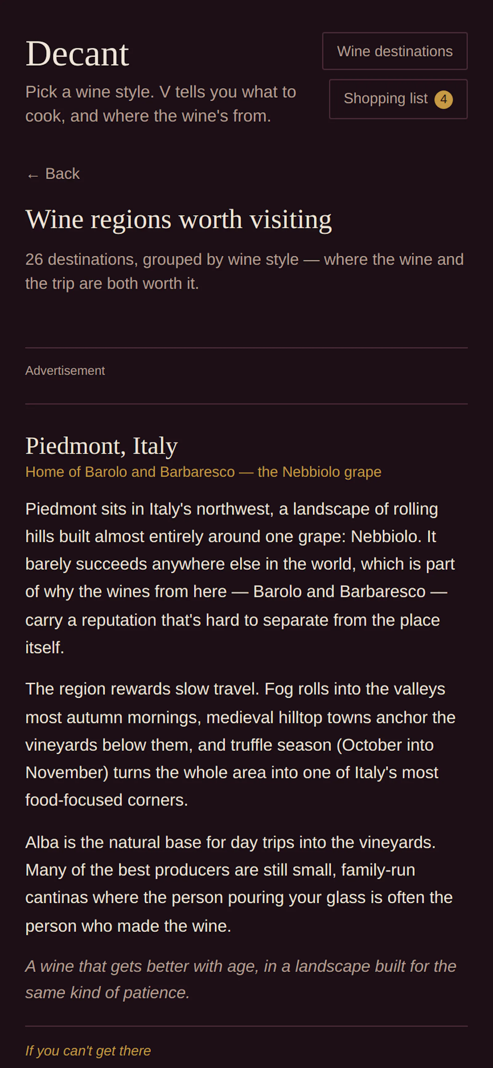 Decant — Wine & Food Pairing screenshot 4