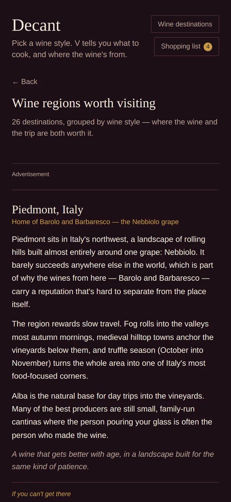 Decant — Wine & Food Pairing screenshot 4
