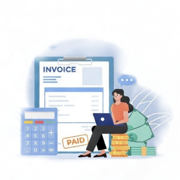 AI Scnr - Invoice AI Scanner - Product Hunt launch logo and brand identity