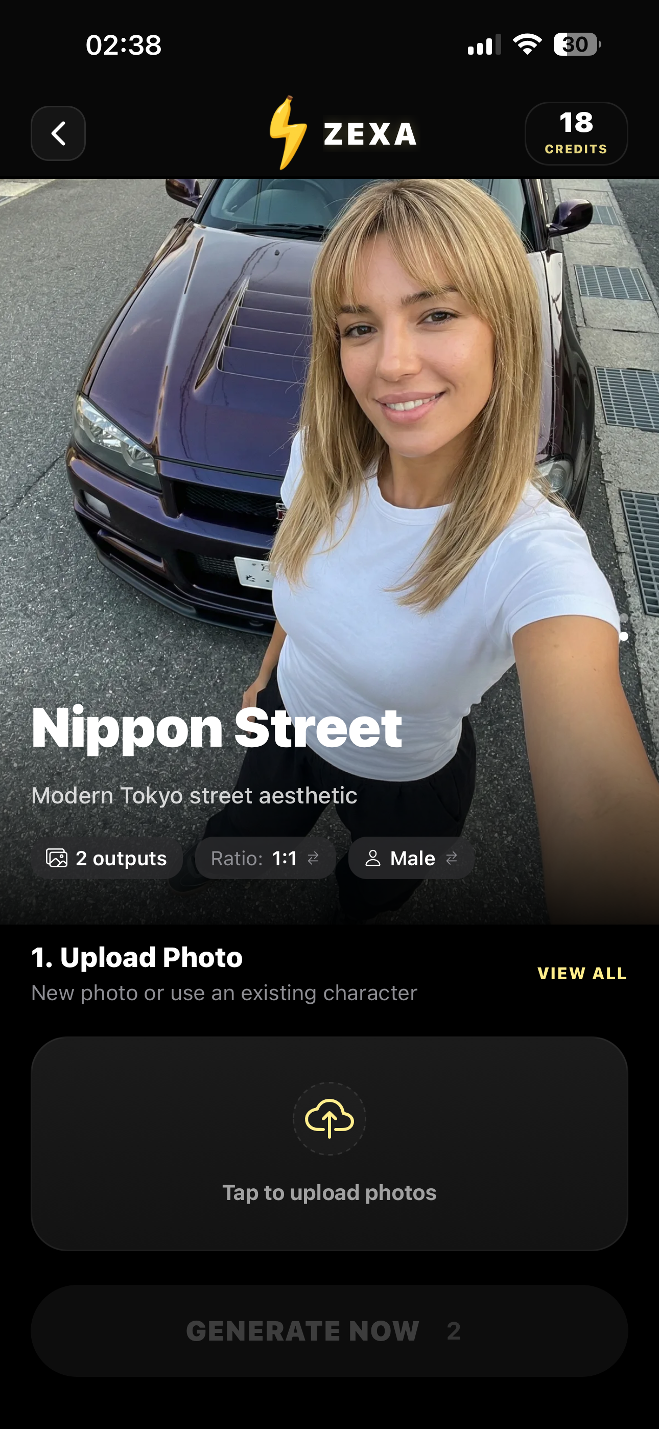 AI Image Creator: Zexa - Screenshot 2 showing product features and functionality