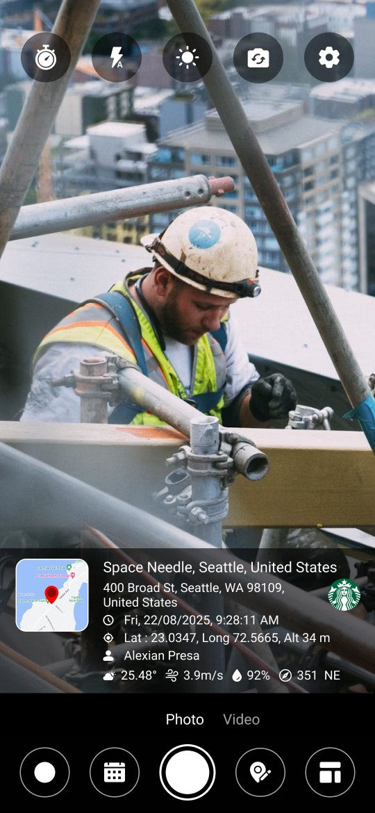 GPS Map Camera: GeoStamp - Main product screenshot demonstrating key features and user interface
