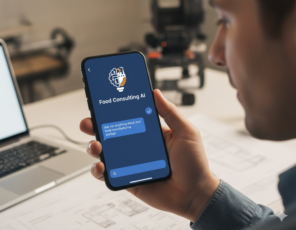 foodconsulting.ai - Main screenshot showing features and interface