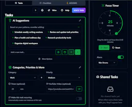 aichecklist.io productivity & scheduling gallery image