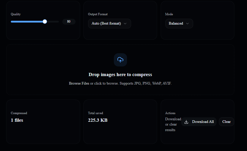 ZipPixel - Screenshot 2 showing product features and functionality